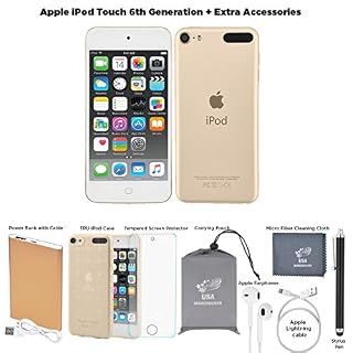 Apple Ipod Touch 6Th Generation, 32Gb - Gold + Extra Accessories Package *New Release July 2015* (731236230946)