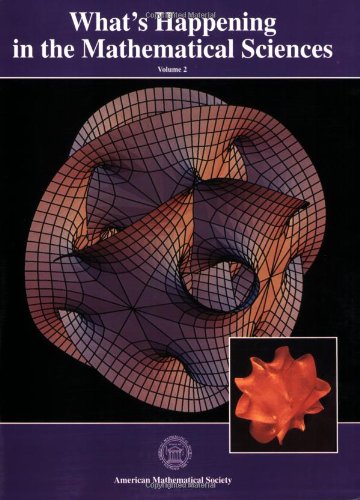 Amazon | What's Happening in the Mathematical Sciences 1994 | Cipra ...