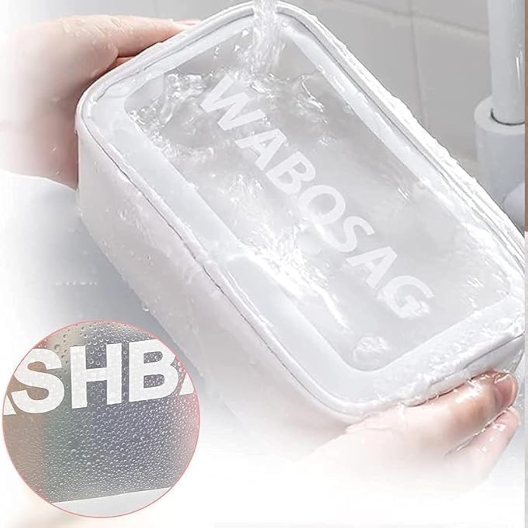Translucent Waterproof Travel Wash Bag Set