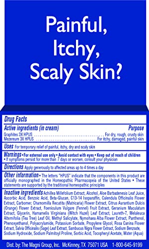 Image of MagniLife Psoriasis Care+, Natural Itch and Pain Relief, Moisturization Helps to Reduce Redness, Scaling and Flaking on Body & Scalp - Unscented, Non-Toxic - 2oz