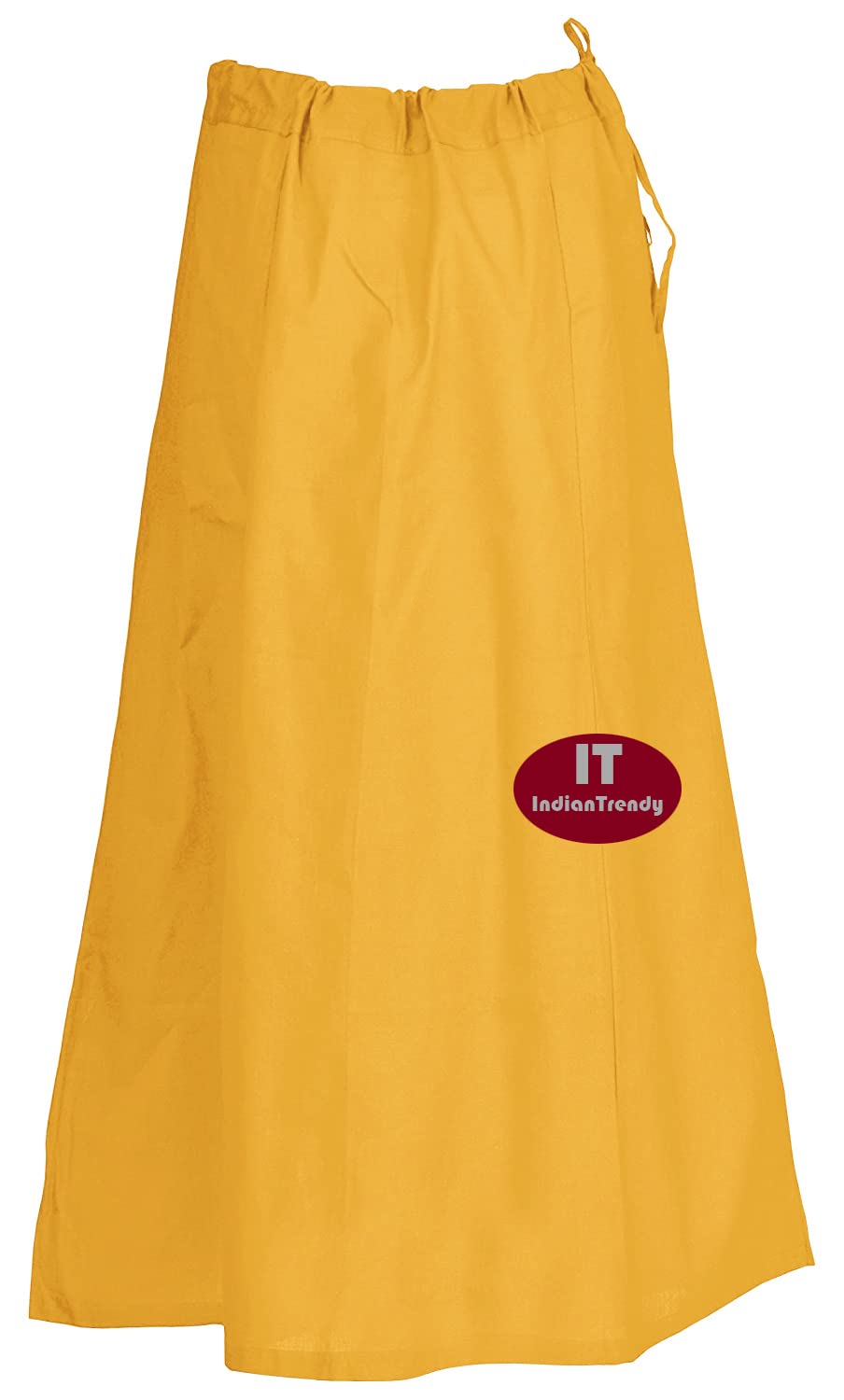 Indian TrendyIndian Trendy Sari Petticoat Cotton Stitched Adjustable Waist Saree Underskirt Lining Skirt