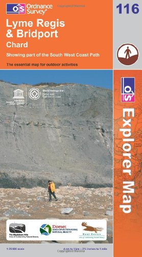 OS Explorer map 116 : Lyme Regis & Bridport