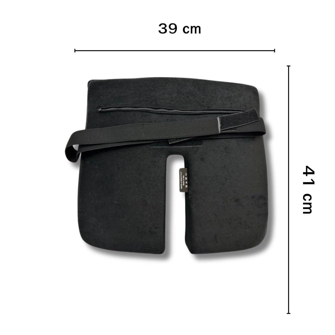 Rubytech Cuscino antidecubito Komodo. Puoi usarlo come cuscino antidecubito per sedia a rotella, cuscino emorroidi, cuscino prostata, cuscino gravidanza. Cuscino memory form con rialzo antiscivolo.