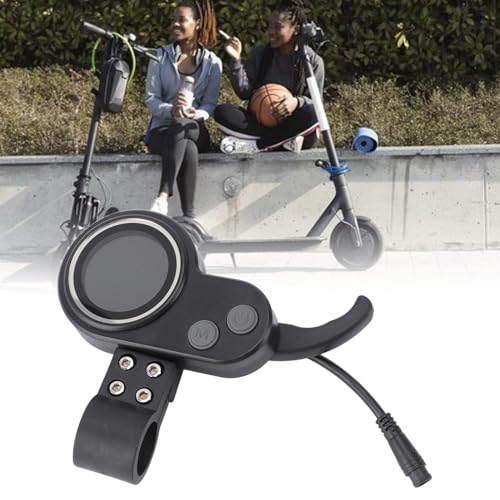 Alomejor Lcd-display voor elektrische step met 6 pinnen 36-60 V instelbare spanning, geschikt voor elektrische fietsen van 10 inch - Afbeelding 4