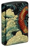 Zippo Colourful Dragon Zapalniczka Sztormowa, do Napełniania, Wielokrotnego Użytku, Wiatroodporna Konstrukcja, Pudełko na Prezent, Wykonano w USA, Kolor Postarzany Mosiądz 540°, Fuzyjne Nanoszenie