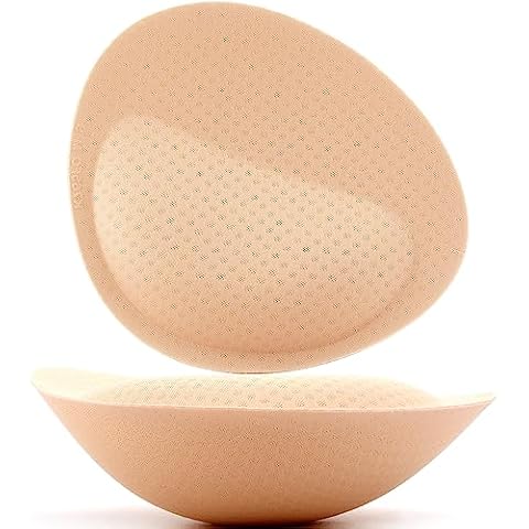 Nimiah Bra Pads Inserts Breast Enhancers Super Push-up Boob Pads Add 2 Cup Sizes Instantly | Sew in Bra Cups for Dresses Bathing Suit Fits A/B Cup Cover