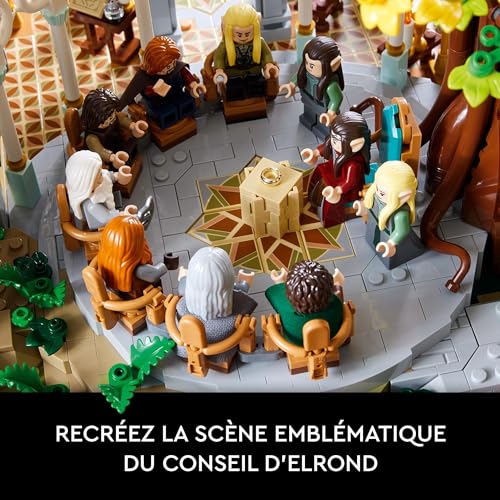 Lego 10316 Seigneur des Anneaux Fondcombe - vue 6