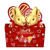 Lindt Schokolade GOLDHASE im Nest Herz