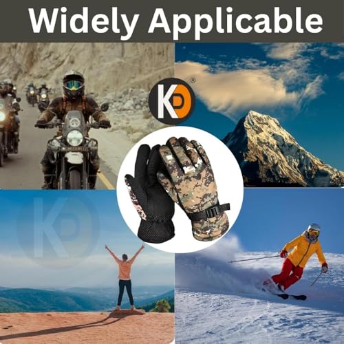 Image of K D Winter Wear 3-in-1 Cap Muffler Gloves Set for Adults | Woolen Beanie Cap, Mafler Scarf & Hand Gloves | Thermal, Fleece, Unisex (Cap-mafler Black - Glovess Army) Pack of 01