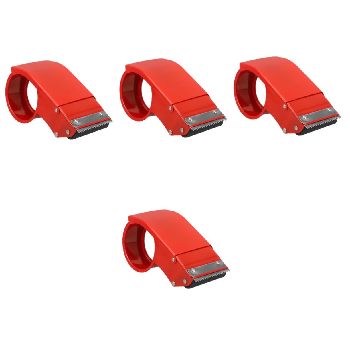 Operitacx 4stücke Tape Dispenser Robuster Klebebandspender Für Büro Schule Und Zuhause Tragbarer Abroller Mit Präziser Schneidefunktion Für Versand Und Organisation