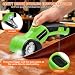 4V Cordless Electric Scissors, Rechargeable Rotary Cutter with Safety Lock, LED Light and 3 Replacement Blades, Portable Electric Shears for Fabric, Leather, Cardboard, Carpet & Craft Materials