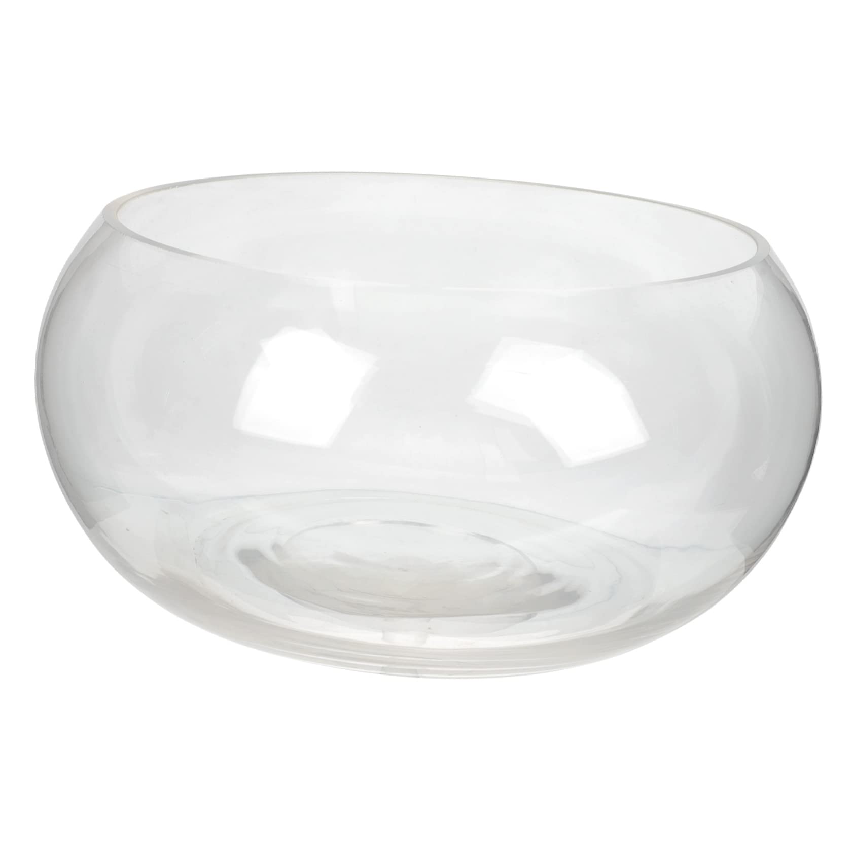 SUPVOX pecera de Cristal Indoor Garden Home Decor terrarios Pecera Transparente pecera de Mesa florero Claro decoración terrario de Cristal pecera Redonda de Cristal Vidrio Ordinario