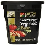 Custom Culinary Gold Label Base Savory, Roasted Vegetable, 1 Pound