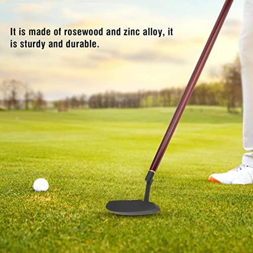 Golf Putter,Rosewood Golf Putter Right Hand Push Rod,Three Section Putter, Golf Putter Insert Golf Clubs,Portable Golf Clubs,For Outdoor Practicing #TOP2