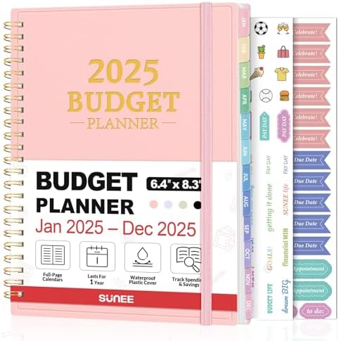 Budget Book WEMATE Budget Planner, Monthly With Lock, Expense & Bill Tracker, Undated Financial Account Take Control Your Money Black Book Of Bill