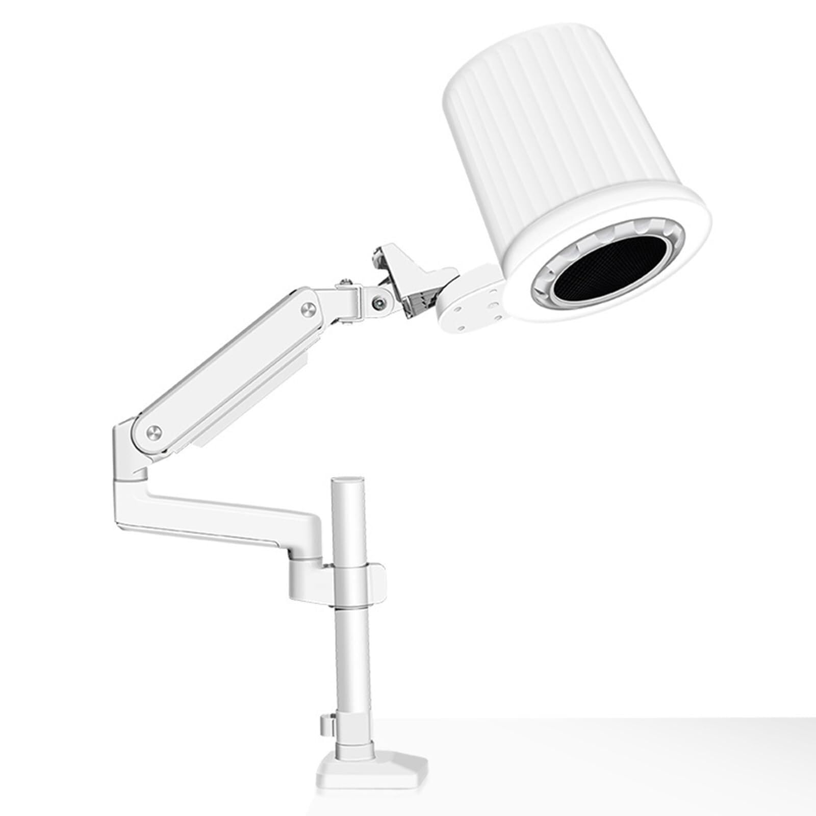 Aspirapolvere per unghie, aspirapolvere da tavolo con supporto universale da tavolo, ventilatore di aspirazione da tavolo
