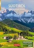 Südtirol Wochenplaner 2027 - Eine Reise in 53 Bildern: Wochenkalendarium, Zitate und viel Platz für Notizen in einem Kalender. Wand-Kalender 2027 mit schönen Fotos der südtiroler Landschaften