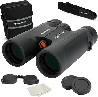 Celestron Outland X 8x42 Binoculars - Waterproof Fogproof BaK-4 Prisms Multi-Coated 7° FOV for Birding Hiking Outdoors