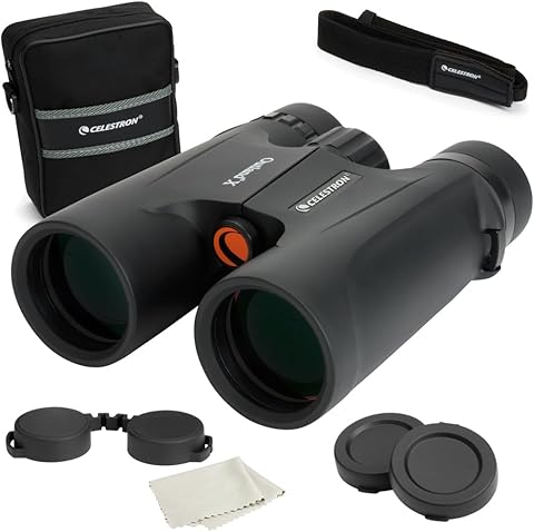 Celestron 71347 10 x 42 Outland X: prismáticos, negro