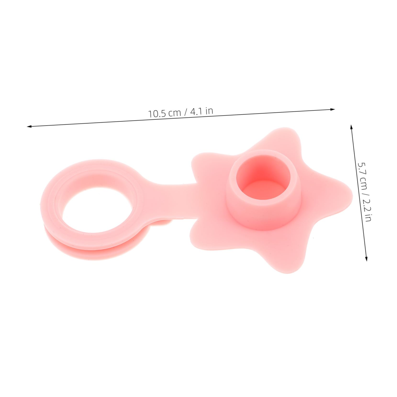 Cabilock 3Pcs Silicone Bath Plug Drain Stopper for Bathtub Shower Star Pattern Leak Design for Home Hotel Bathrooms