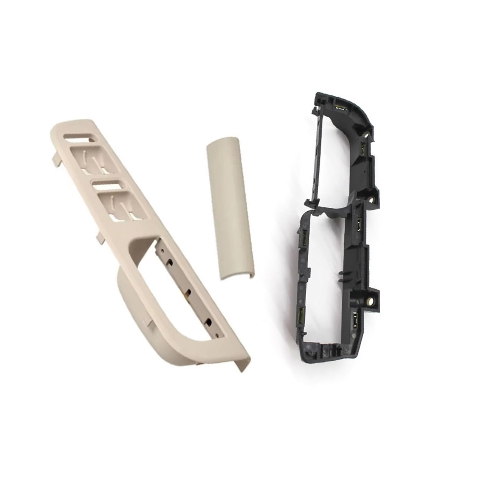 Nqkcuac Beige 3Piece Door Pull Handle For Vw For Bora For Golf 4 Mk4 For Jetta 1999-2004 Lhd Black Beige Gray Front Rear Left Right Door Handle
