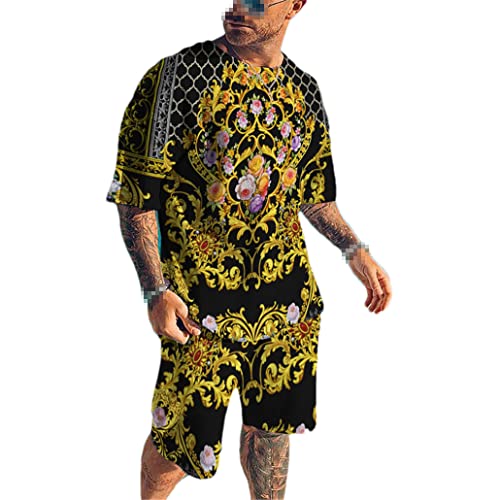 T-shirt surdimensionné pour homme ensemble short d'été pour rester au frais