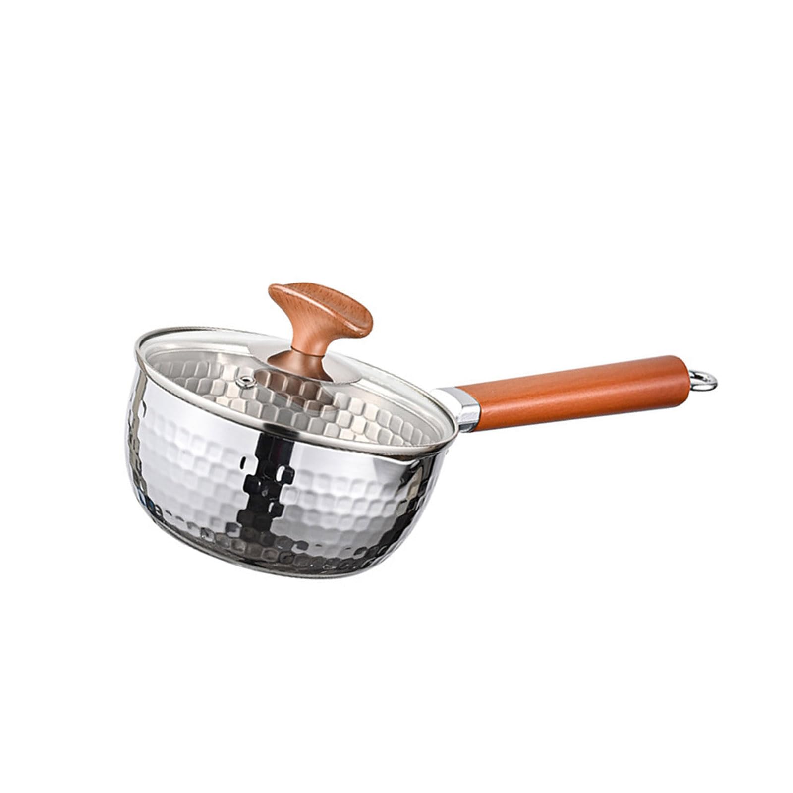 LWHZOFR Multipurpose Cookware Saucepan 430 Stainless Steel Milk Pan Suitable for Health Cooking and Safe Food Preparation Cookware