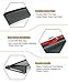 Cuztom Tuning Clip On Smoke Tinted Window Visor Rain Guard W/Clips & Chrome Trim for 2013-2017 9TH Honda Accord Sedan