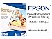 Epson Premium Photo Paper GLOSSY (8.5x11 Inches, 50 Sheets) (S041667),White