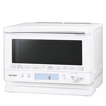 Amazon | シャープ 簡易スチームオーブンレンジ 23L ホワイト系