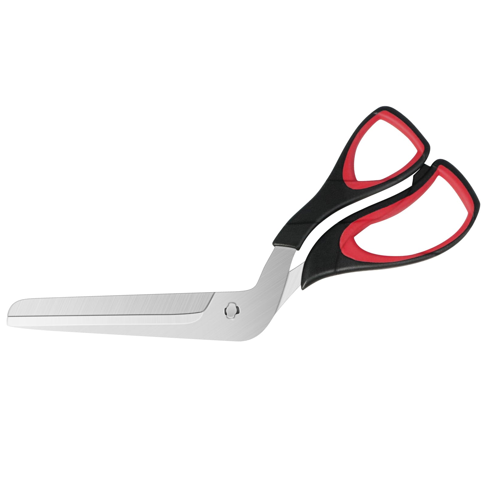 Frepxzlk Pizza Scissors, Pizza Cutter, Food-Grade Sharp Stainless Steel Blade?Soft Grip Handle, 27cm, Black/Grey?Kitchen Gadgets Scissors