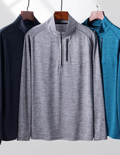 Pull performant homme à quart de zip pour le sport au quotidien