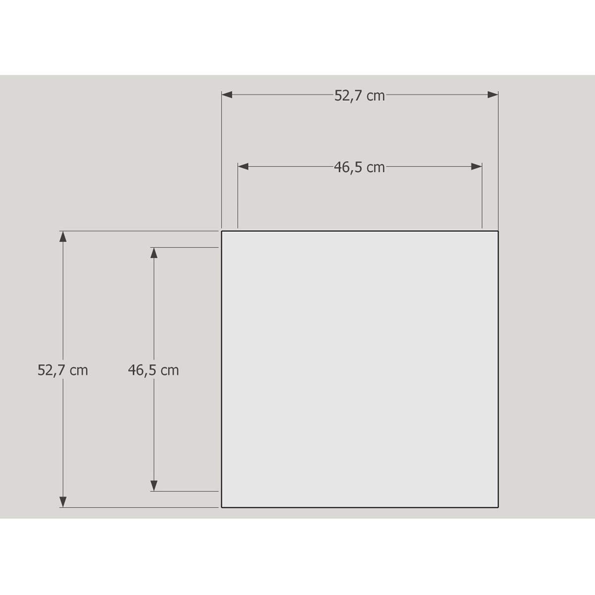Glasvitrine 180 x 50 x 50 cm - abschließbare Vitrine mit Rollen und Holz-Unterschrank (lichtgrau) - 2-türige Hochvitrine für Sammlerstücke, Kunst oder Schmuck