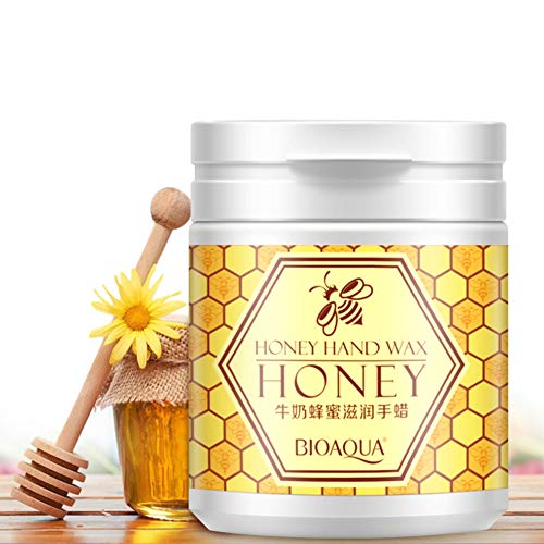 Preisvergleich Produktbild Ofanyia Natural Honey Hand Wax Feuchtigkeitsspendende Peeling-Handmaske