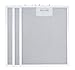Filtro Cappa aspirante 320x260 compatibile con Teka Cappa aspirante da cucina per Poweka (3 pezzi)