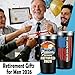 Grifarny Retirement Gifts for Men 2026 - Funny Retirement Gifts for Coworker, Teachers, Boss, Friends, Family - The Legend Has Retired Tumbler Cup 20 oz