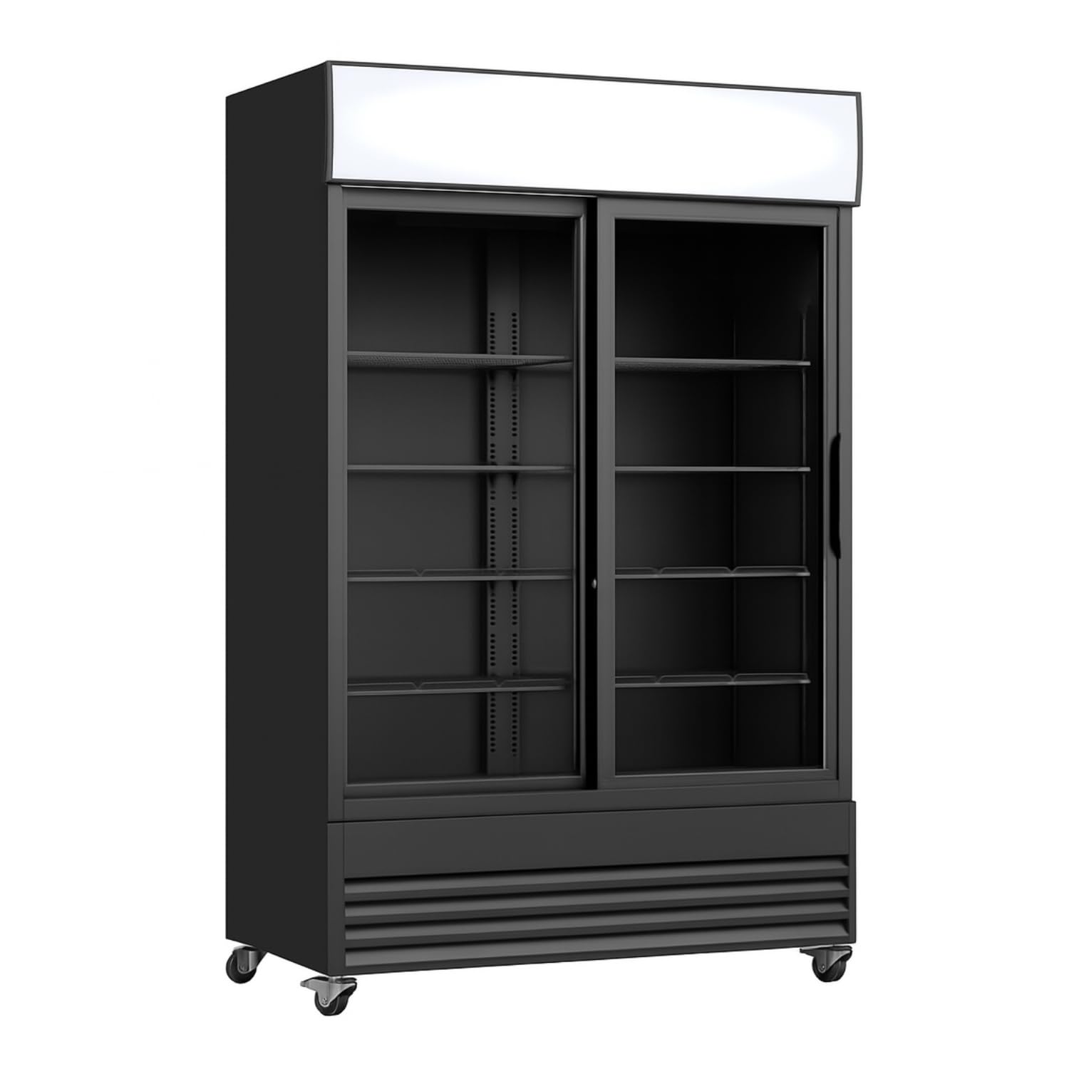 Générique Armoire à Boissons 2 Portes Coulissantes 730L - LED - +1/+10°C - Double Vitrage - Canopy