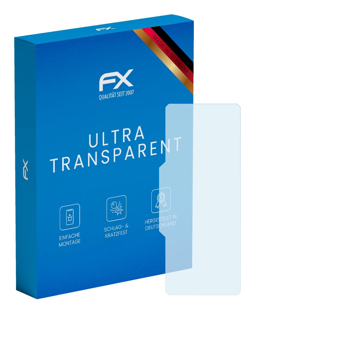 atFoliX Screen Protection Film compatible with Carpuride W619 Screen Protector, ultra-clear FX Protective Film (3X)