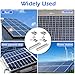 Solar Panel Roof Bracket Aluminium Solar Panel Mounting Rails Roof Rail Clamps PV Solar Mounting Rail Connector Installation Kit for Tin Roof, Flat Roof, Sheet Roof (4 x 200mm Rail + 4 x 30mm Clamp)