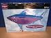 Shark Shaped 41" Mylar Balloon