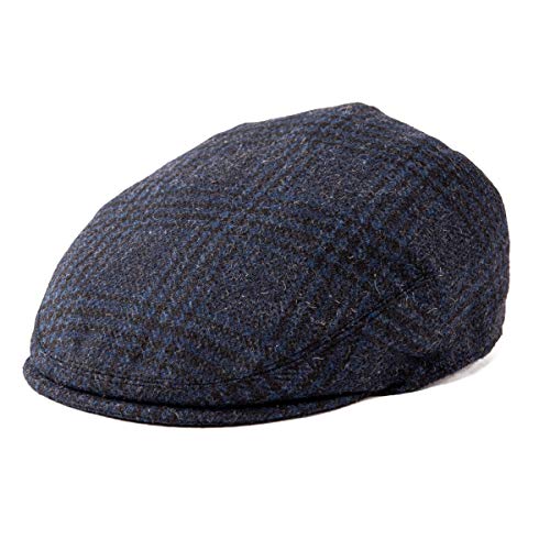 Image of FEINION Men's Wool Tweed Newsboy Ivy Cap Gatsby Golf Flat Hat