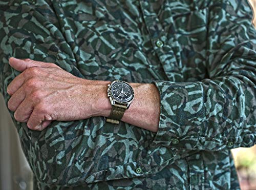 Da Luca Two Piece Ballistic Nylon Watch Strap - Sand (Matte Buckle) : 26Mm #TOP1