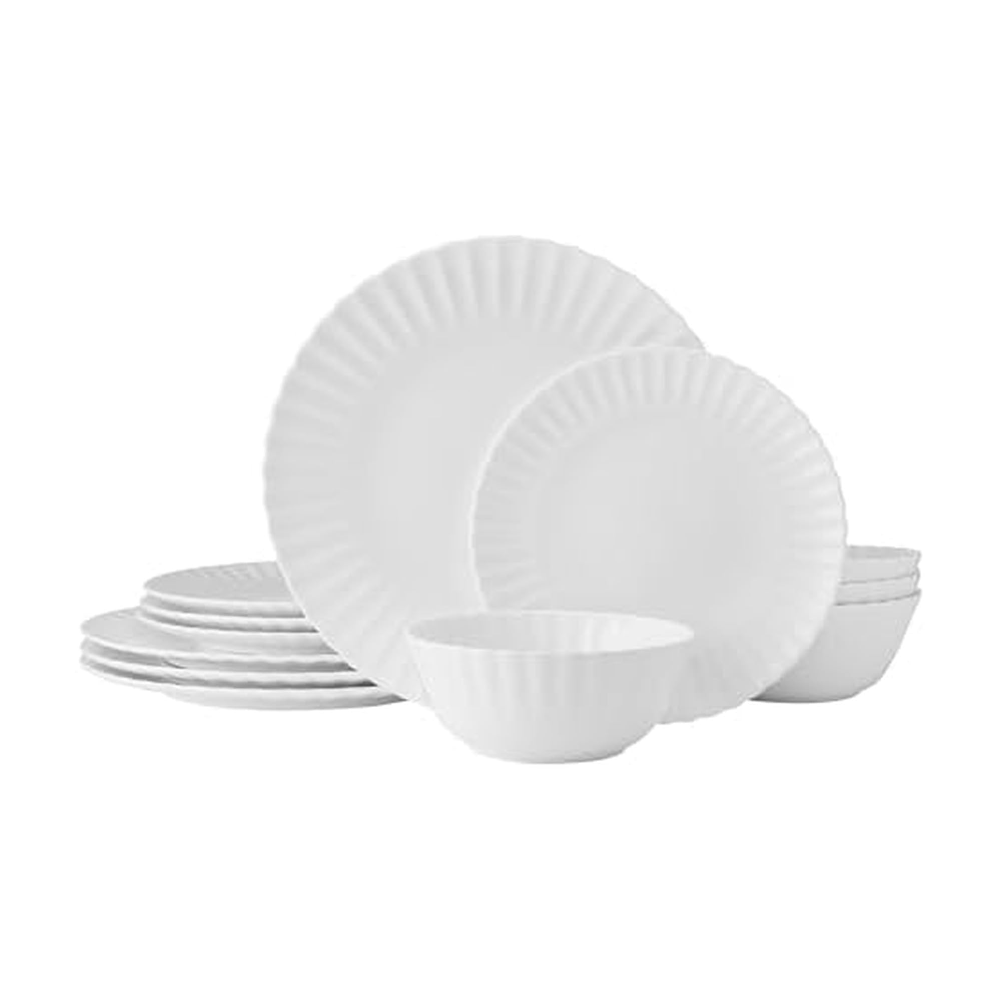 Amazon.com | Mikasa Isadora Scalloped Bone China Lightweight Chip