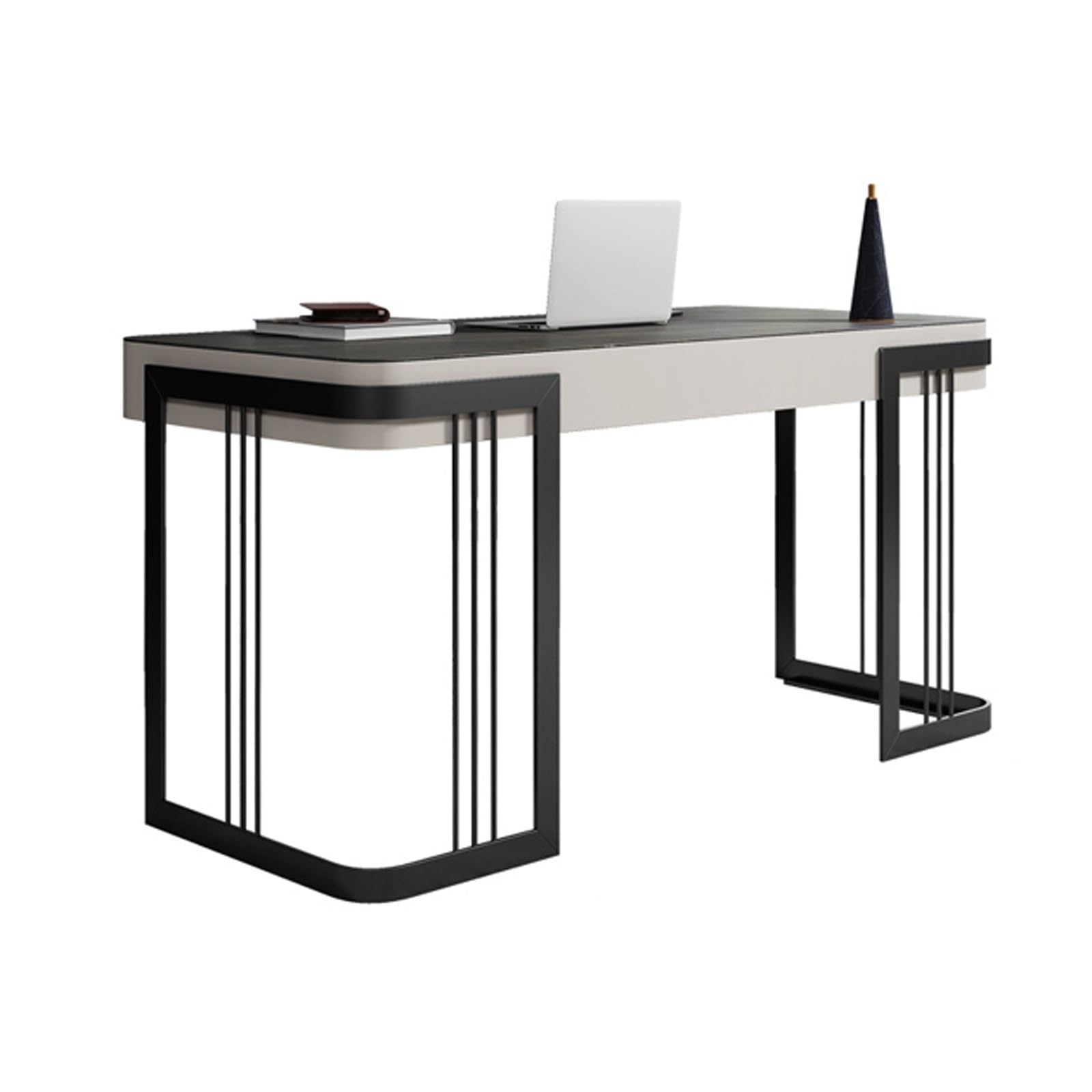 Computer Desk Slate Desk 1m 1.2m .4m .6m Modern Minimalist Study with Drawer Home Office Computer Stand Workstation Gaming Table(1.4 meters)