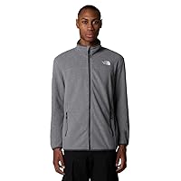 The North Face NF0A855X4HJ M 100 Glacier Full Zip - EU Maglia Lunga Uomo TNF Medium