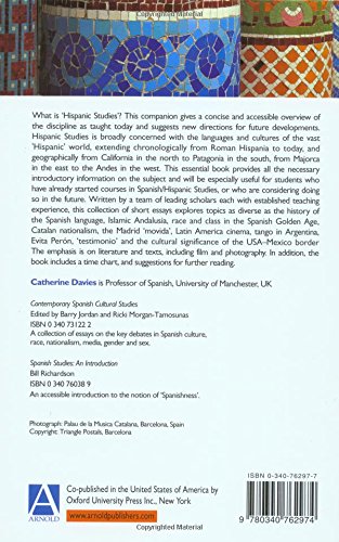 The Companion to Hispanic Studies      1st Edition