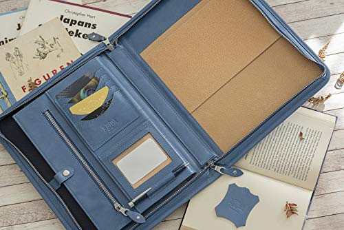 Porte-documents A4 en cuir véritable pour protéger vos dossiers avec élégance - 3