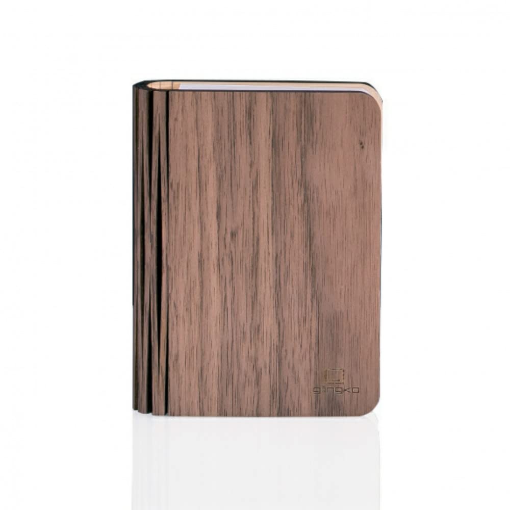 Gingko Smart Booklight - Mini naturalny orzech, jeden rozmiar