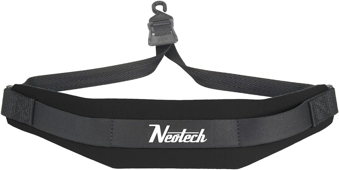 Neotech Saxophone Neck Strap Soft Sax Padded Open Hook for Alto Tenor Baritone Soprano - Made in USA