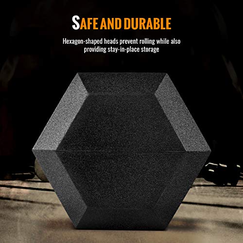 S.y. Home&Outdoor Dumbbells Weight Rubber Encased Hex Dumbbell For Sports And Fitness In Single Pack #TOP2